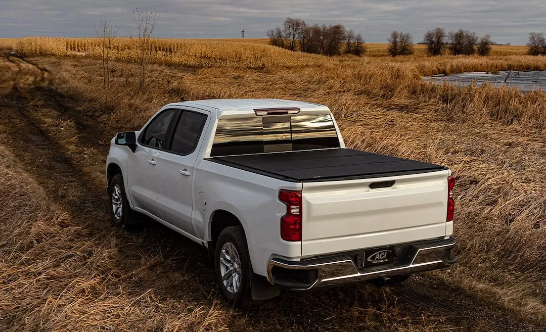 B3040039 – ACCESS Tonneau Cover, Hard Fold Low Profile 2 Folds/ 3 Panels Black Urethane Finish Alumi - view 3